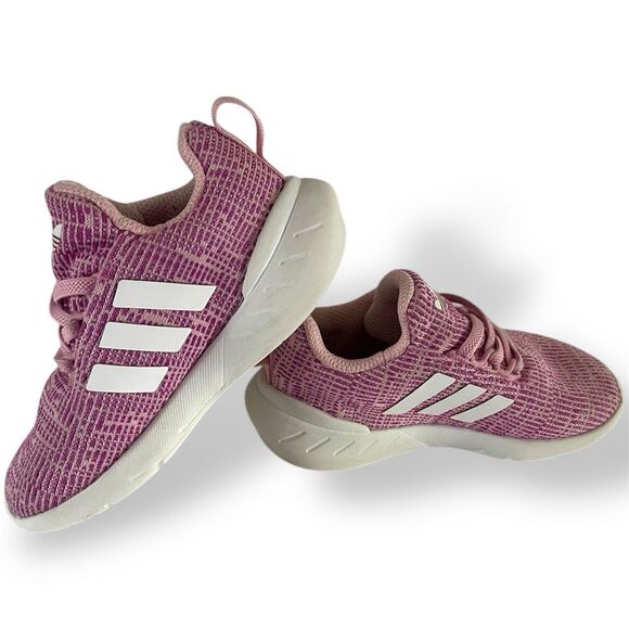 Adidas Swift Run 22 (GW8185) Toddler Size 9 K - Pink/White Mesh Running Shoes - Picture 5 of 8